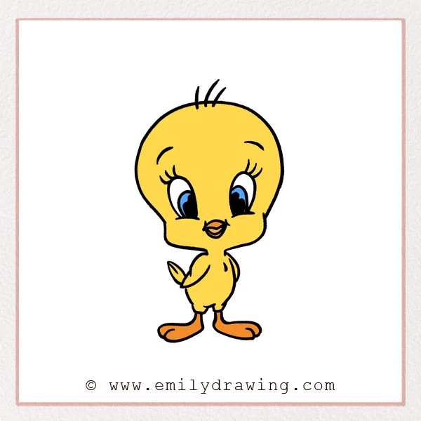 Preview of Tweety Bird drawing